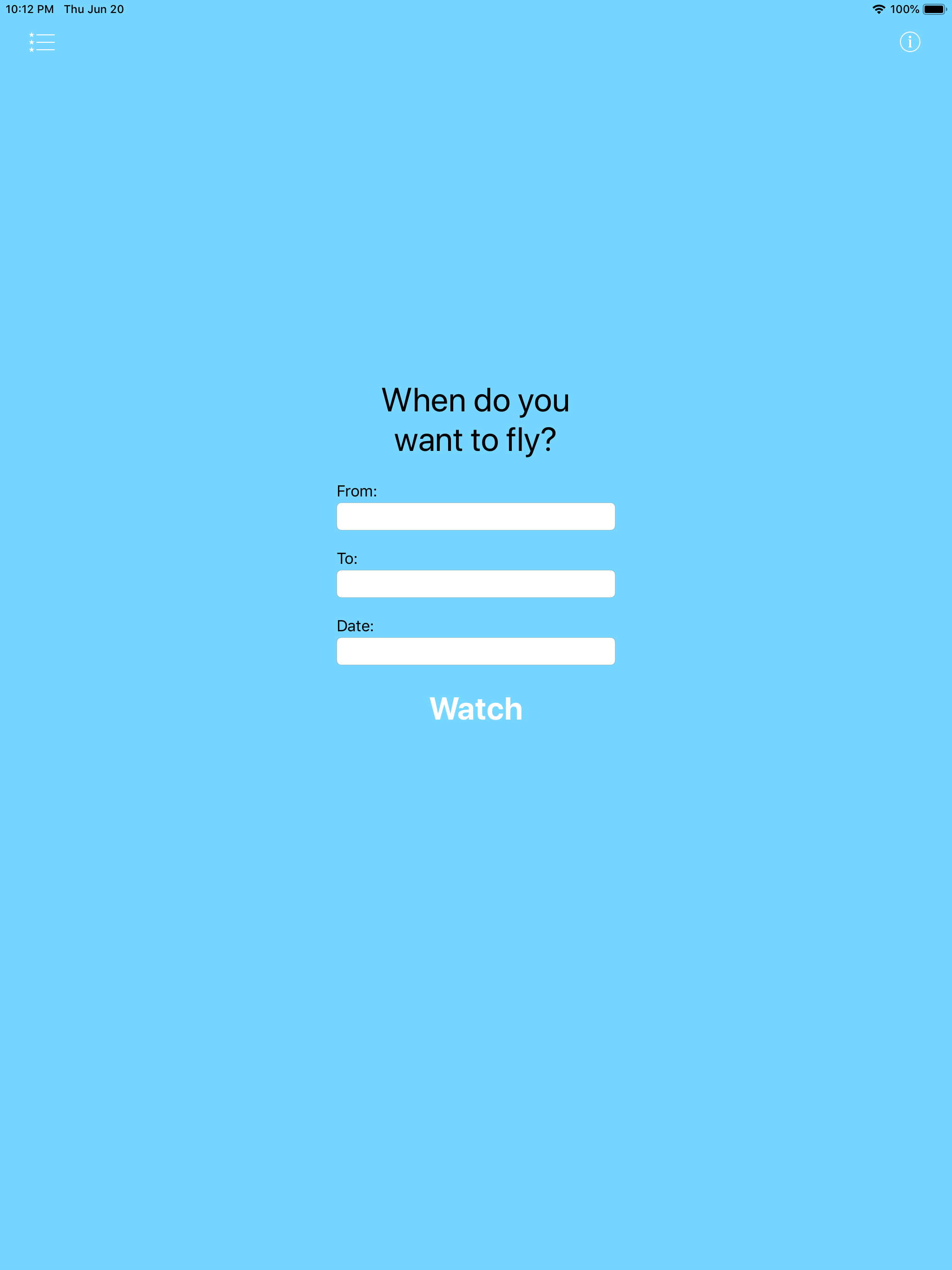 Flight Alert screenshot