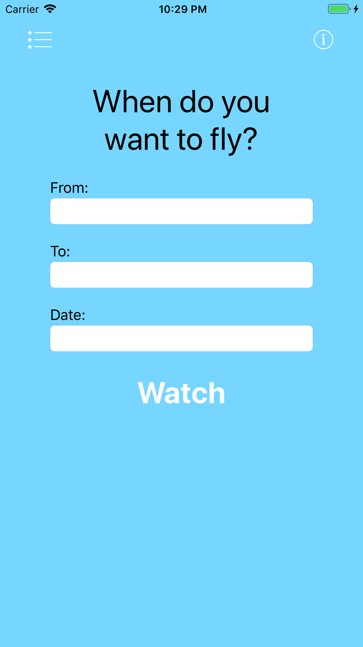 Flight Alert screenshot