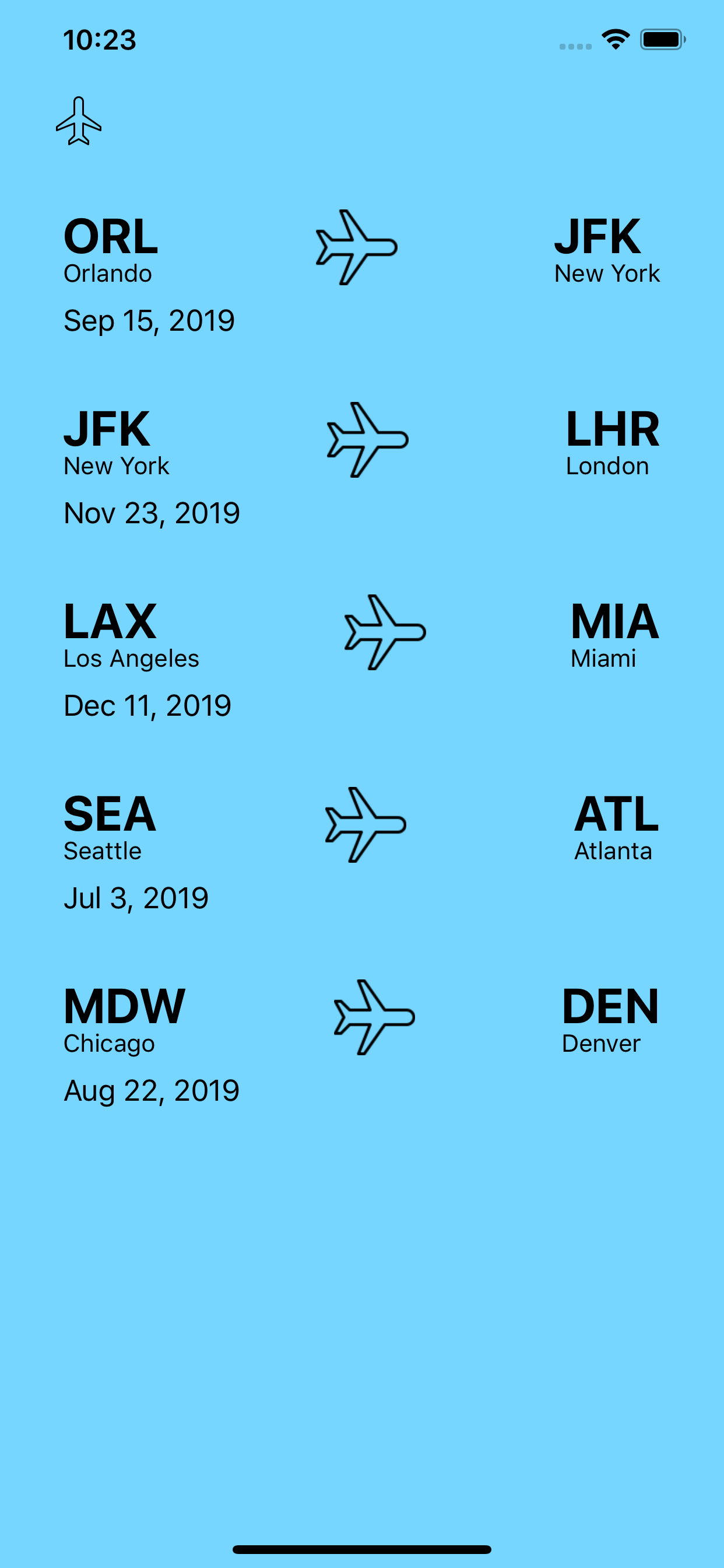 Flight Alert screenshot