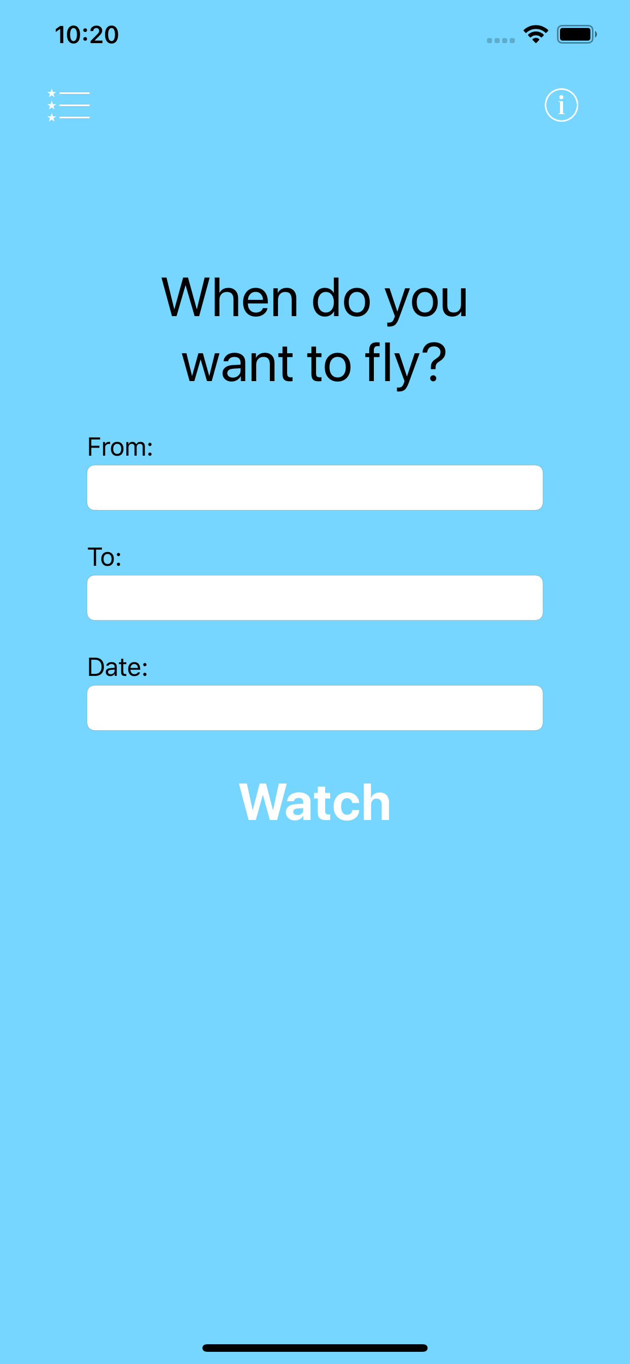 Flight Alert screenshot