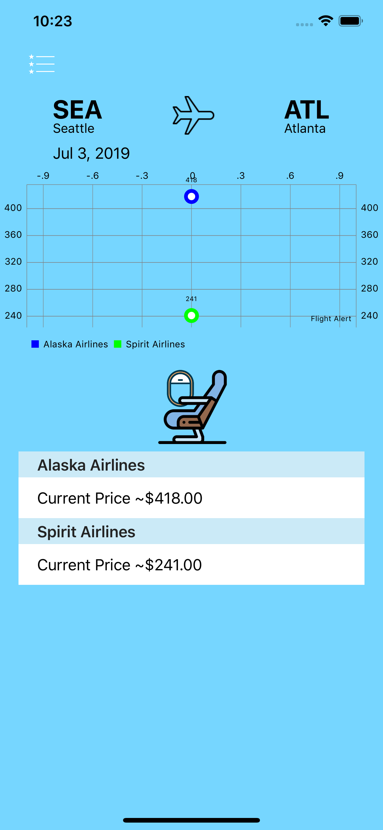 Flight Alert screenshot
