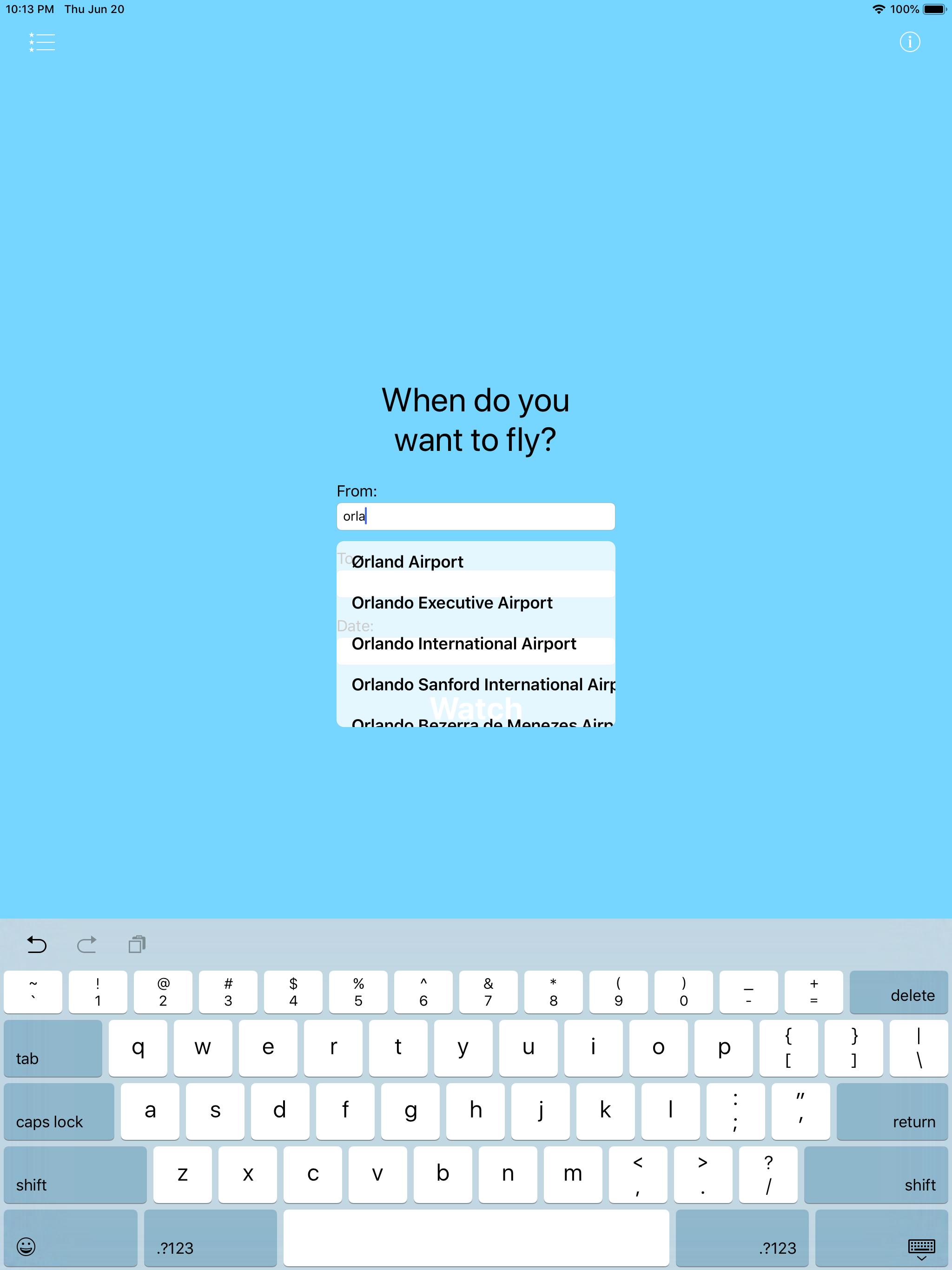 Flight Alert screenshot